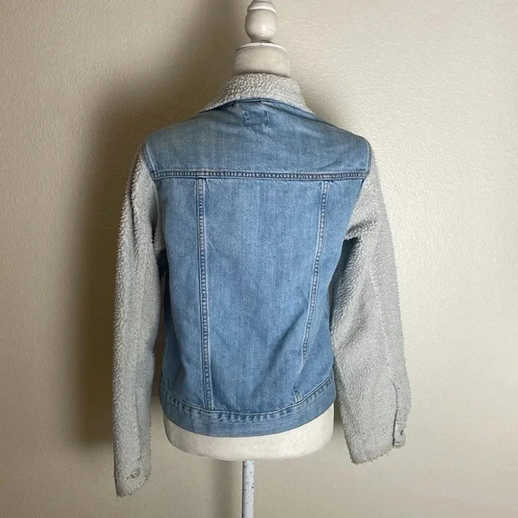 BDG Urban‎ Outfitters Denim Sherpa Jacket - Picture 7 of 9